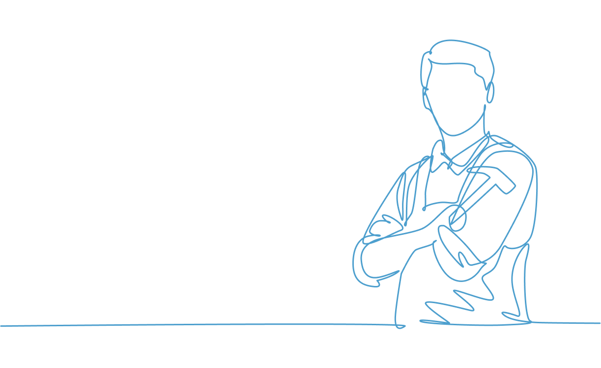 Illustration eines Handwerkers (Placeholder)